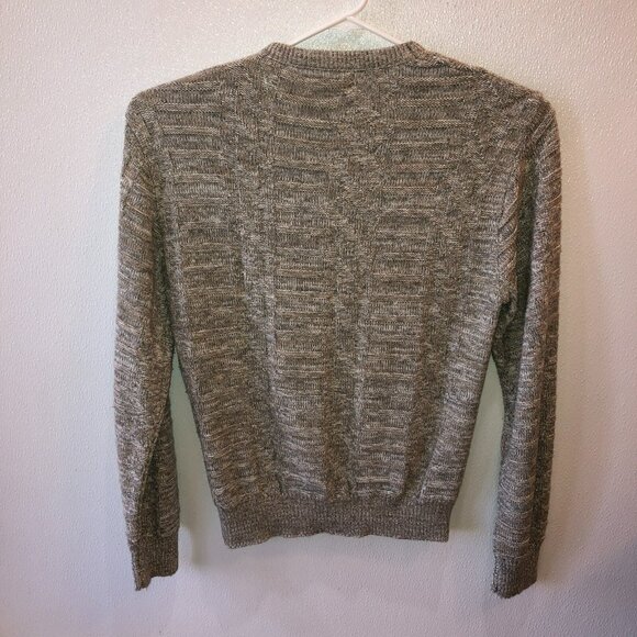 VTG Loafers Reed St James Mens Medium Beige Pullover Sweater Size M Made in USA - Picture 7 of 9